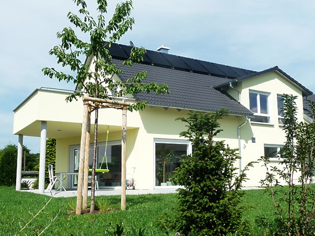 Neubau Einfamilienhaus mit Doppelgarage